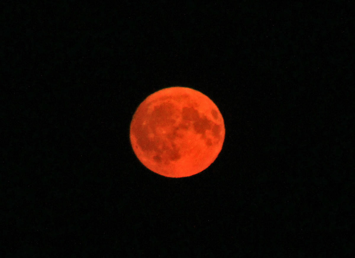 Man and the moon