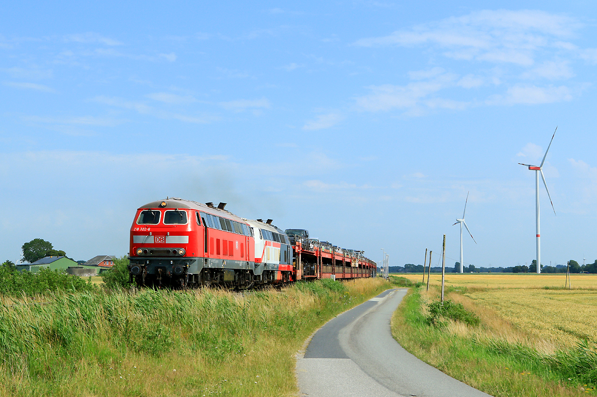 218 322 und 497 in Lehnshallig